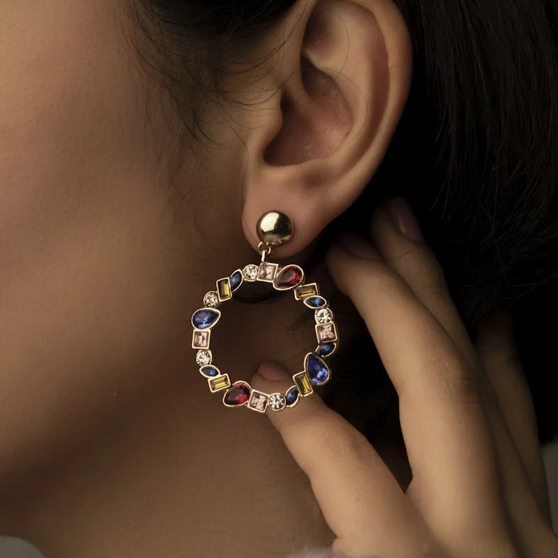 Halo Hoop Earrings